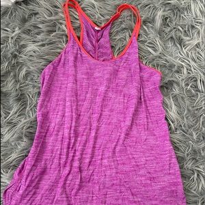 Lululemon Tank Top Size 4 Purple and Red